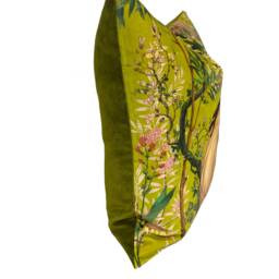 Mind The Gap Royal Garden Green Velvet Cushion Cover Pillow - thumbnail 3