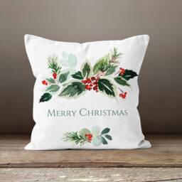 Christmas Cushion Cover/Snow Flakes Stars Cover/ Decorations Merry Farmhouse Decor/Christmas Decor - thumbnail 3