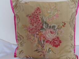 Designers Guild Fabric Royal Collection Charlotte Linen Embroidery Cushion Cover