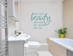 Beauty Wall Sticker, Salon Decal, Decor, Bedroom Stickers, Bathroom Art