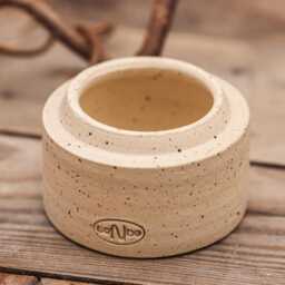 Handmade Ceramic Christmas Tree Tealight Holder - Stoneware, Wheel-Thrown - thumbnail 4