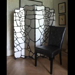 Room Divider, Wooden Roomdivide, Paravent, Separator, Folding Screen, Privacy Partition, Screen, Exclusive Interior Partition - thumbnail 3