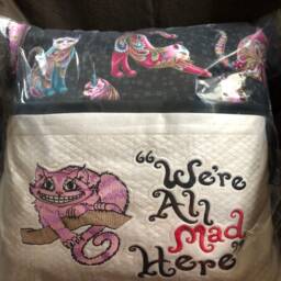 Custom Decorative Alice in Wonderland Pillow With Cover - Choose Your Favorite Character & Add A Name - thumbnail 2