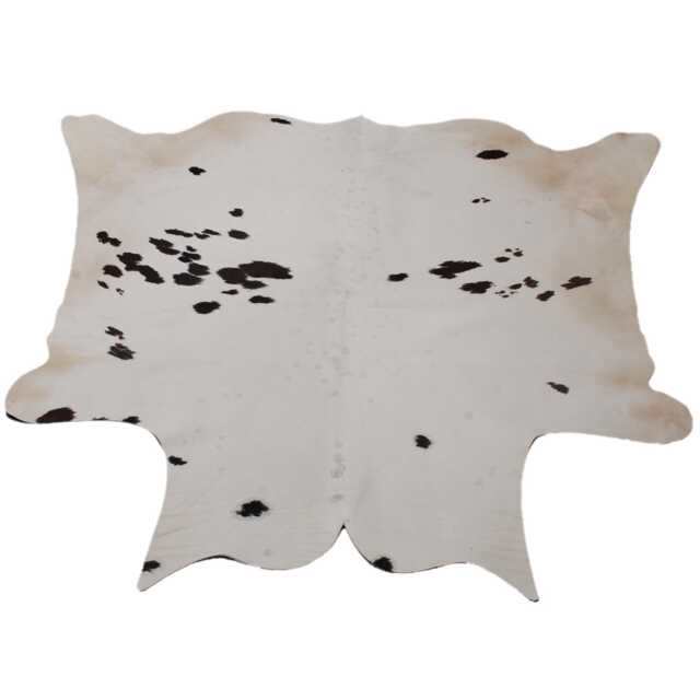 Authentic Large Brown & White Cowhide Rug - Statement Piece For Sophisticated Decor - 56x60 Inches - image 1