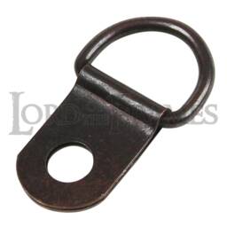 Small Single D Rings No Screws Nickel Brass Bronze Picture Framing Frame Mirror Hanging Drings 22x12mm - thumbnail 4