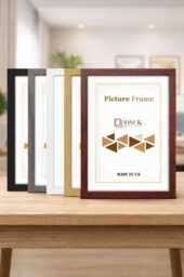 Black Photo Frame - Poster Picture Frames White, Grey, Oak Portrait Landscape Wall Art Home Decor Christmas Gifts Baby - thumbnail 1