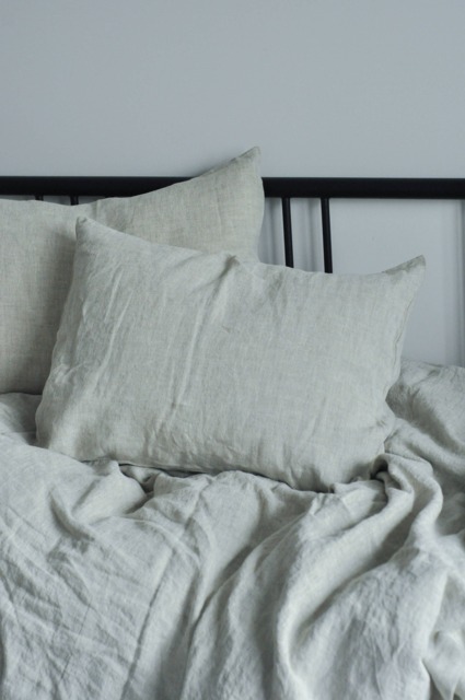 Natural Linen Pillow Covers Home Decor, Bedroom Body Cover, Farmhouse Pillow, Throw Pillows, Floor Denim Bedding - image 1