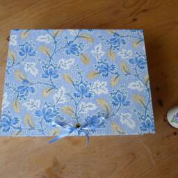 Handmade A4 Box File Santa Maria Ocean Floral Design - thumbnail 2