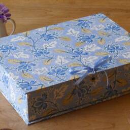Handmade A4 Box File Santa Maria Ocean Floral Design - thumbnail 3