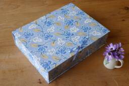 Handmade A4 Box File Santa Maria Ocean Floral Design - thumbnail 1