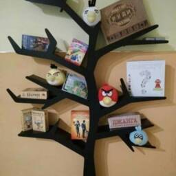 Tree Bookshelf, Interior, Furniture, Toy Shelf, Eco Product, Shoe Rack, Eco-Friendly - thumbnail 4