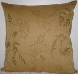 "Leaf & Floral Decorative Pillow Cover-In 20""x20" - thumbnail 1