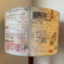 Vintage Bills Lampshade French Shabby Chic , Fatta Da Mamma - thumbnail 4