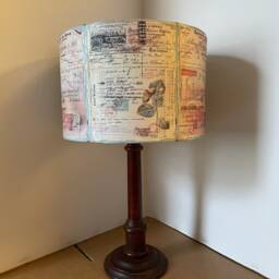 Vintage Bills Lampshade French Shabby Chic , Fatta Da Mamma - thumbnail 3