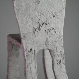 Sculpture. Ceramics. Dancing Chair. Black. 33 cm. Art Object. Gift - thumbnail 4