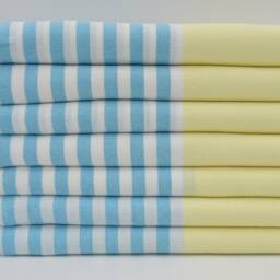 Turkish Towel, Beach Towel, Turkish Peshtemal, Turquoise & Yellow Towel, Bohemian Towel, Pool Towel, Spa Towel, 38 - thumbnail 3