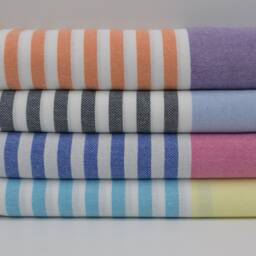Turkish Towel, Beach Towel, Turkish Peshtemal, Turquoise & Yellow Towel, Bohemian Towel, Pool Towel, Spa Towel, 38 - thumbnail 4