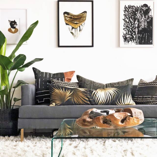 Tropical Body Pillow- Decorative Throw Pillow With Feather Cushion - image 1
