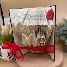 Folded Book Art, Marriage Proposal, Marry Me Prop - thumbnail 2
