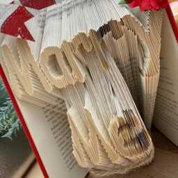 Folded Book Art, Marriage Proposal, Marry Me Prop - thumbnail 1
