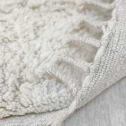 Handmade Beni Ourain Rug - Soft Moroccan Wool Carpet, Perfect For Living Room Or Bedroom - thumbnail 3