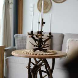 Real Antler Candle Holder - thumbnail 4