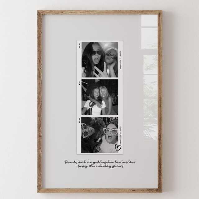 Best Friend Birthday Christmas Gift, Unique Gift For Bestie, Personalized Wall Art, Polaroid Poster With Photos - image 1