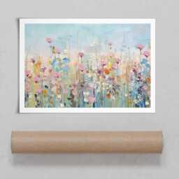 Peaceful Wildflowers Art Print - thumbnail 4