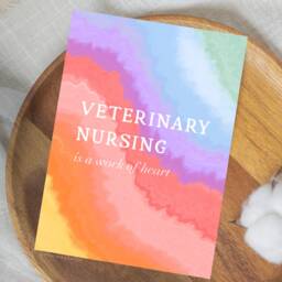 Veterinary Nursing Print, Vet Nurse Gifts, Gifts For Nurse - thumbnail 1