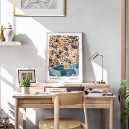 Antonio Gaudi Tiles Art Print Spanish Ceramic Pattern Wall Decor - thumbnail 2