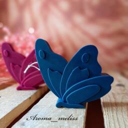 Butterfly Soy Beeswax Candle Eco-Friendly Home Decor - thumbnail 3