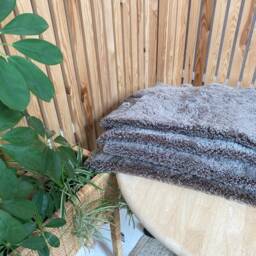 Silver Grey Shearling Sheepskin - thumbnail 2