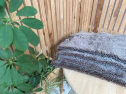 Silver Grey Shearling Sheepskin - thumbnail 1