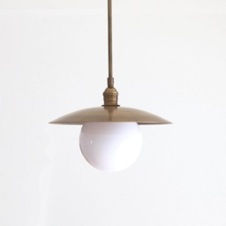 Brass Pendant Light - Kitchen Island Light, Semi-Flush Mount Lighting, Ul Listed No.0047 - thumbnail 1