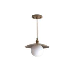 Brass Pendant Light - Kitchen Island Light, Semi-Flush Mount Lighting, Ul Listed No.0047 - thumbnail 2