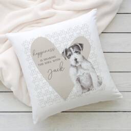 Personalised Jack Russell Sharing The Sofa Dog Cushion Cover - Owner Gift Lover - thumbnail 3