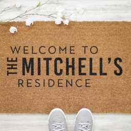 Personalised Door Mat, Custom Doormat - Customized Door Rug Housewarming Gift New Home -Personalised Mat - thumbnail 3