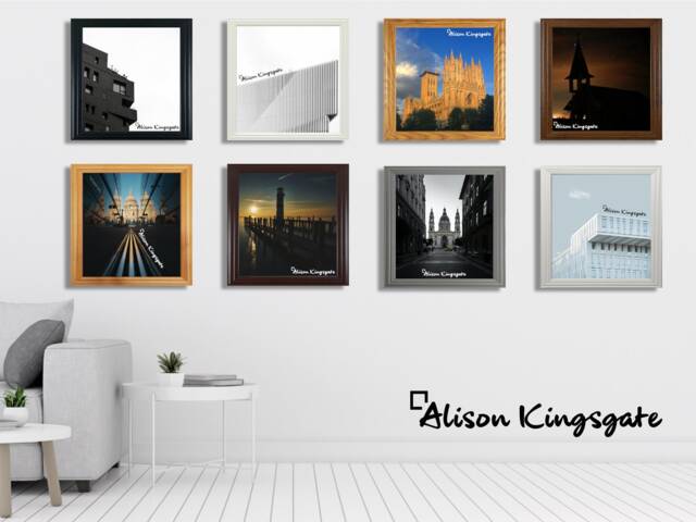 Picture Frame With Perspex A4 A5 A1 A2 A3 in Classic Style, Gallery Wall Art, Handmade White Oak Walnut Mahogany Poster Photo - image 1