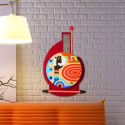 Interracial Art Anti Racism Painting United Nation World Unity D??cor Abstract Wooden Sculpture - thumbnail 4