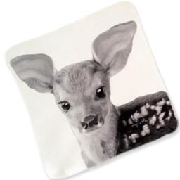 Baby Lovey, Bambi Deer, Lovey Blanket, Girl Boy Security Snuggle Snuggle, Cuddle Blanket - thumbnail 2