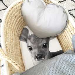 Baby Lovey, Bambi Deer, Lovey Blanket, Girl Boy Security Snuggle Snuggle, Cuddle Blanket - thumbnail 3