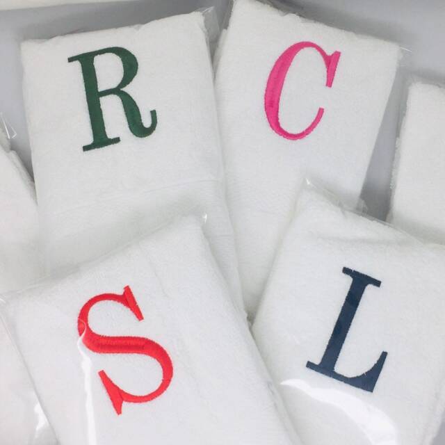 Ships Fast Monogrammed Hand Towel - image 1