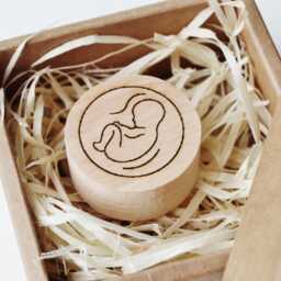 Miscarriage Keepsake Gift - Ectopic Pregnancy Loss Memorial -Early Term Baby 8 9 10 Weeks Mourning Family After - thumbnail 1