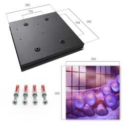 Underwater Harmony Wall Mounted Key Cabinet, Purple Industrial Box, Abstract Nature, For Lovers Of Marine Inspirations - thumbnail 4
