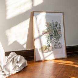 Grevillea & Lemons Art Print, Australian Farmhouse Illustration - thumbnail 3