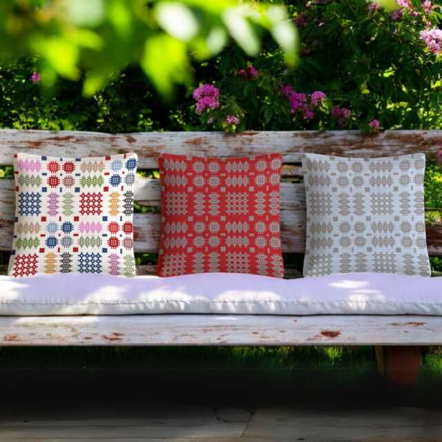 Welsh Tapestry Outdoor Cushion Teflon Coated, Showerproof - image 1