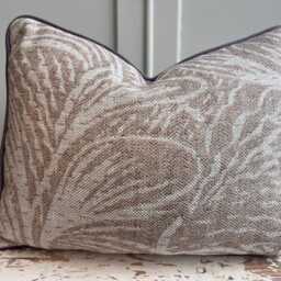 Cushions Made in Fermoie Savernake Linen Luxury Designer Decorative Pale Beige Cushion Pillow Throw Cover - thumbnail 2