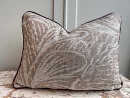 Cushions Made in Fermoie Savernake Linen Luxury Designer Decorative Pale Beige Cushion Pillow Throw Cover - thumbnail 1