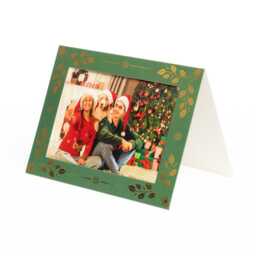 Christmas Photo Frame Cards & Envelopes Personalised Any Family Picture Pack Of 6 - thumbnail 3