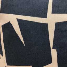 Abstract Geometric Print Indigo Blue Cushion Cover 16 - thumbnail 3